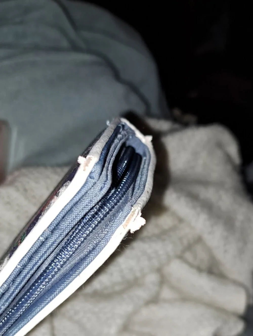 Kids Sloth Wallet - Navy with Gray Sloths